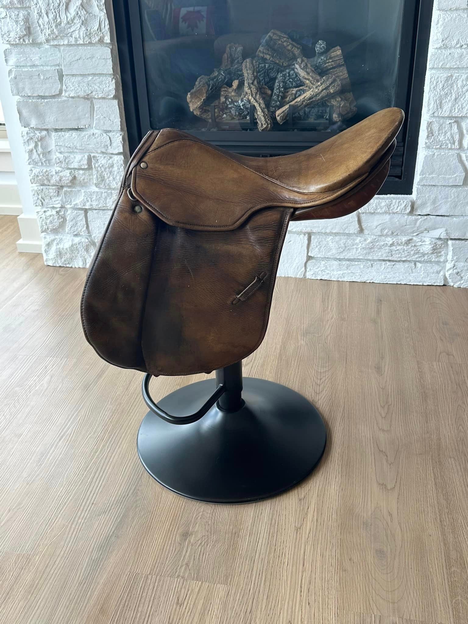 CUSTOM SADDLE BAR/COUNTER STOOL