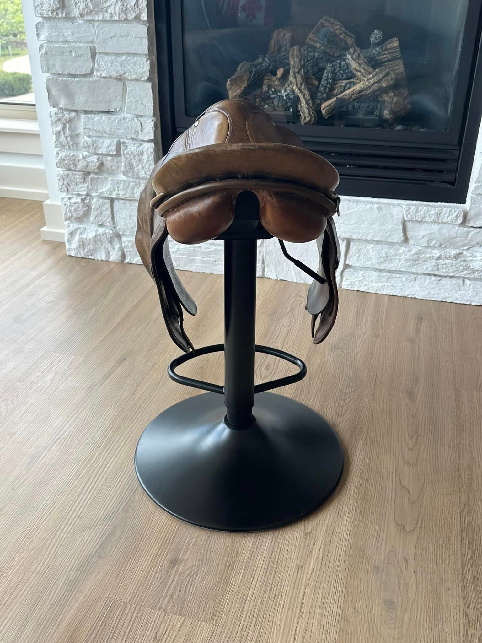 CUSTOM SADDLE BAR/COUNTER STOOL