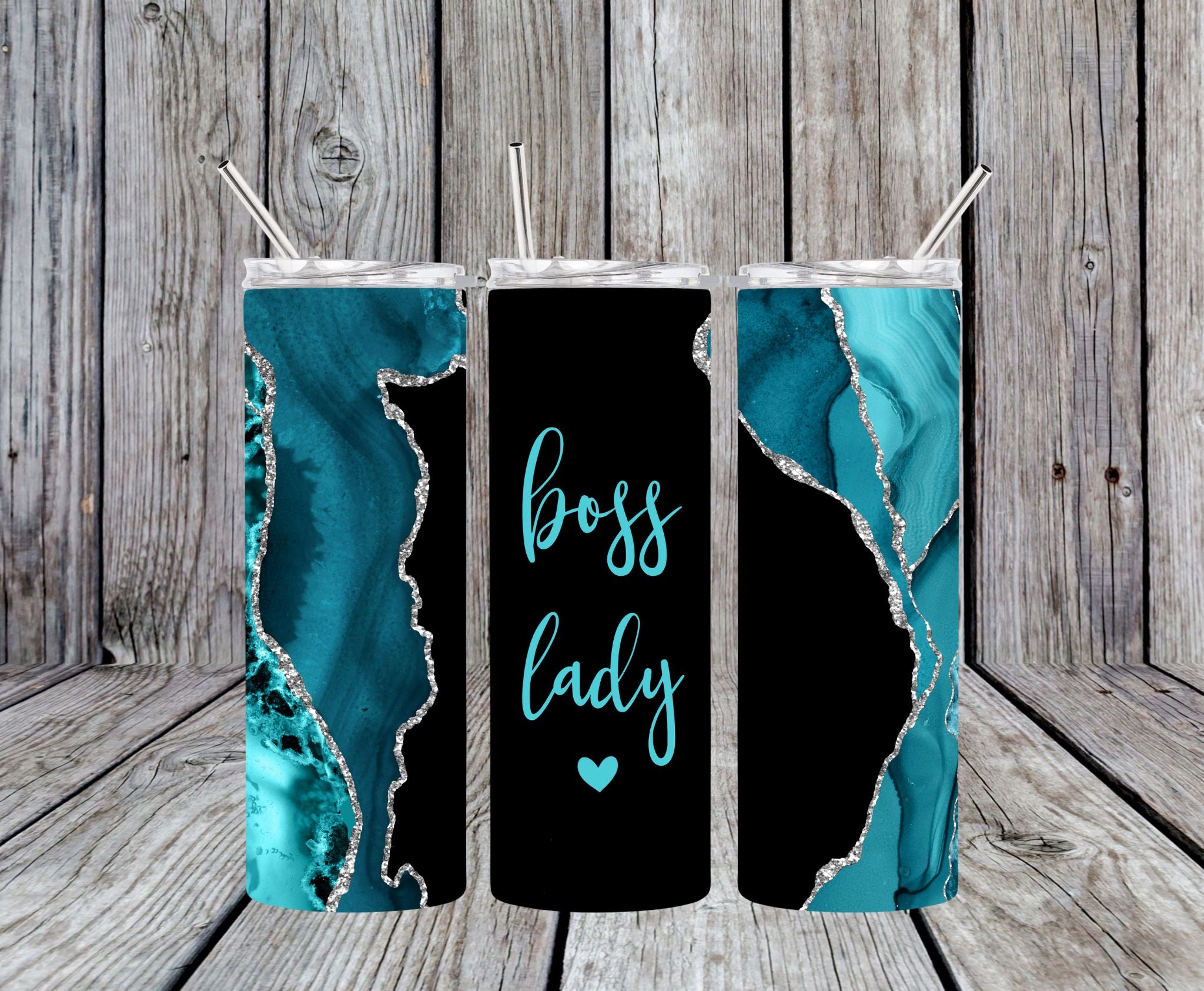 Boss Lady- 20oz Skinny Tumbler