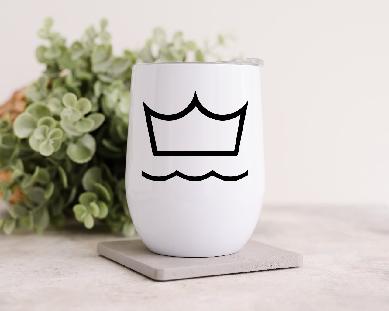 Danish Warmblood Brand 12oz Insulated Wine Tumbler