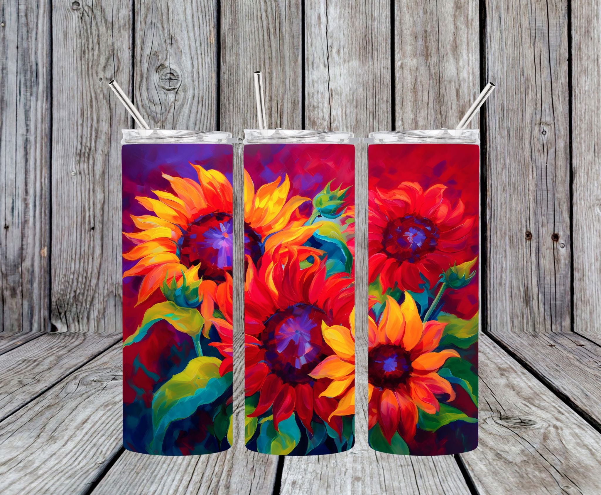 Floral 2 - 20oz Skinny Tumbler