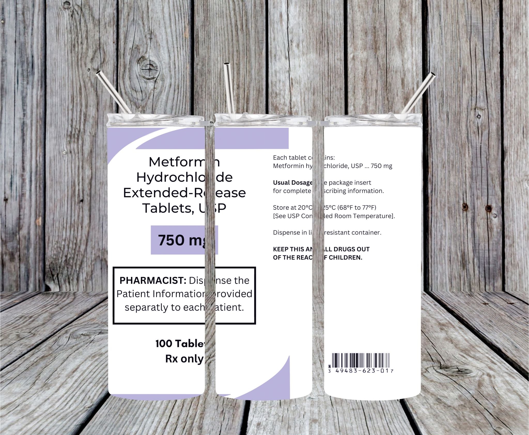 METAFORMIN HYDROCHLORIDE - 20oz Skinny Tumbler