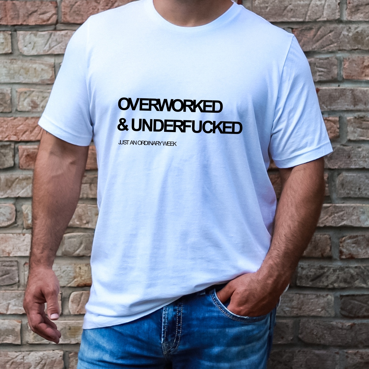 Overworked & Underfucked - T-Shirt