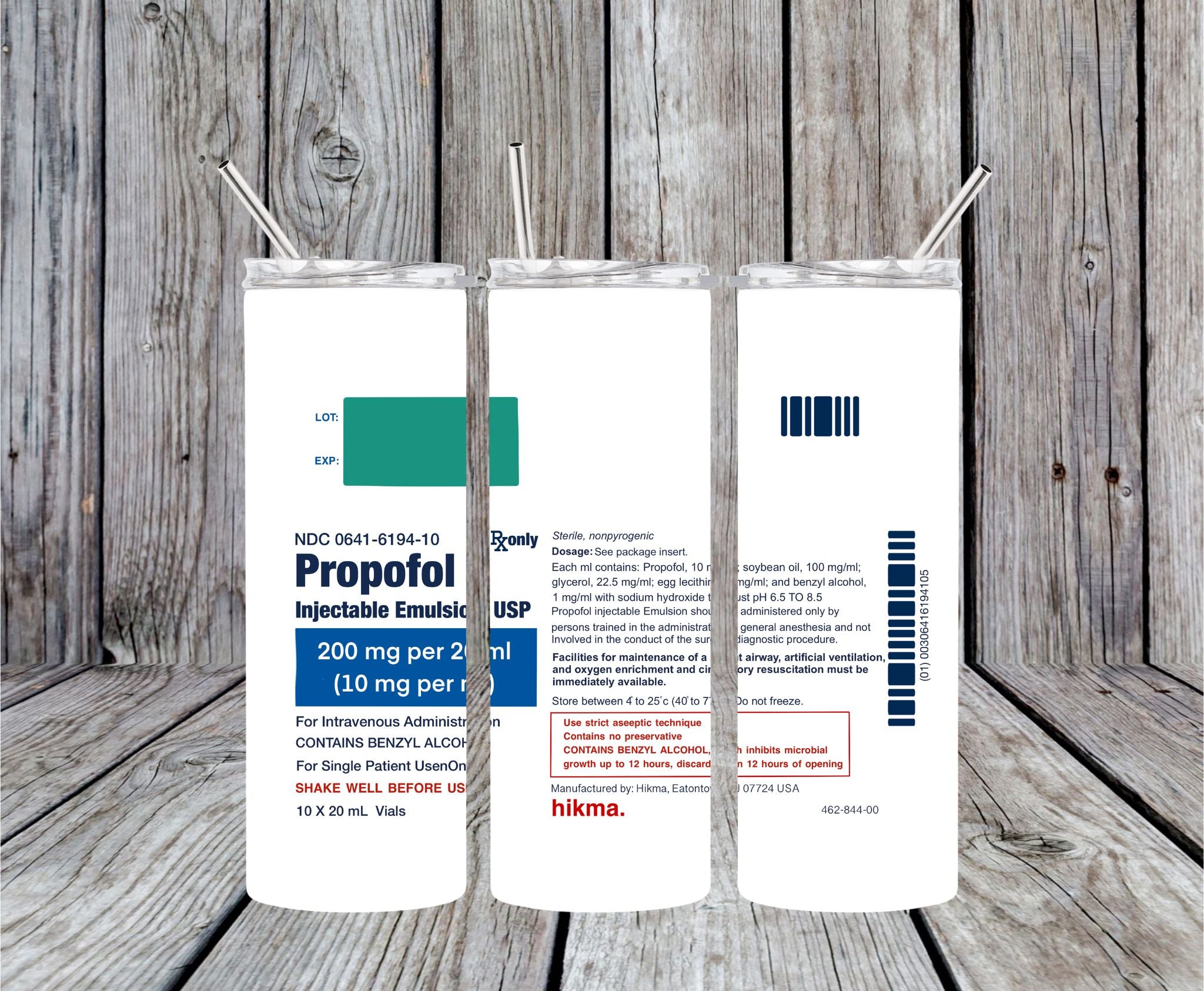 PROPOFOL - 20oz Skinny Tumbler