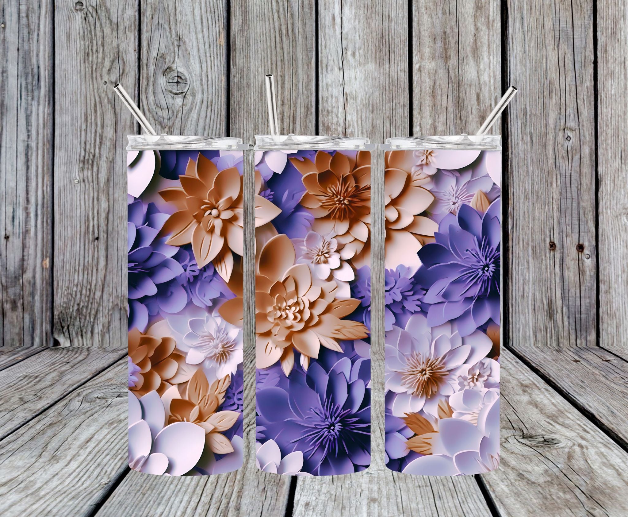 Floral 23 - 20oz Skinny Tumbler