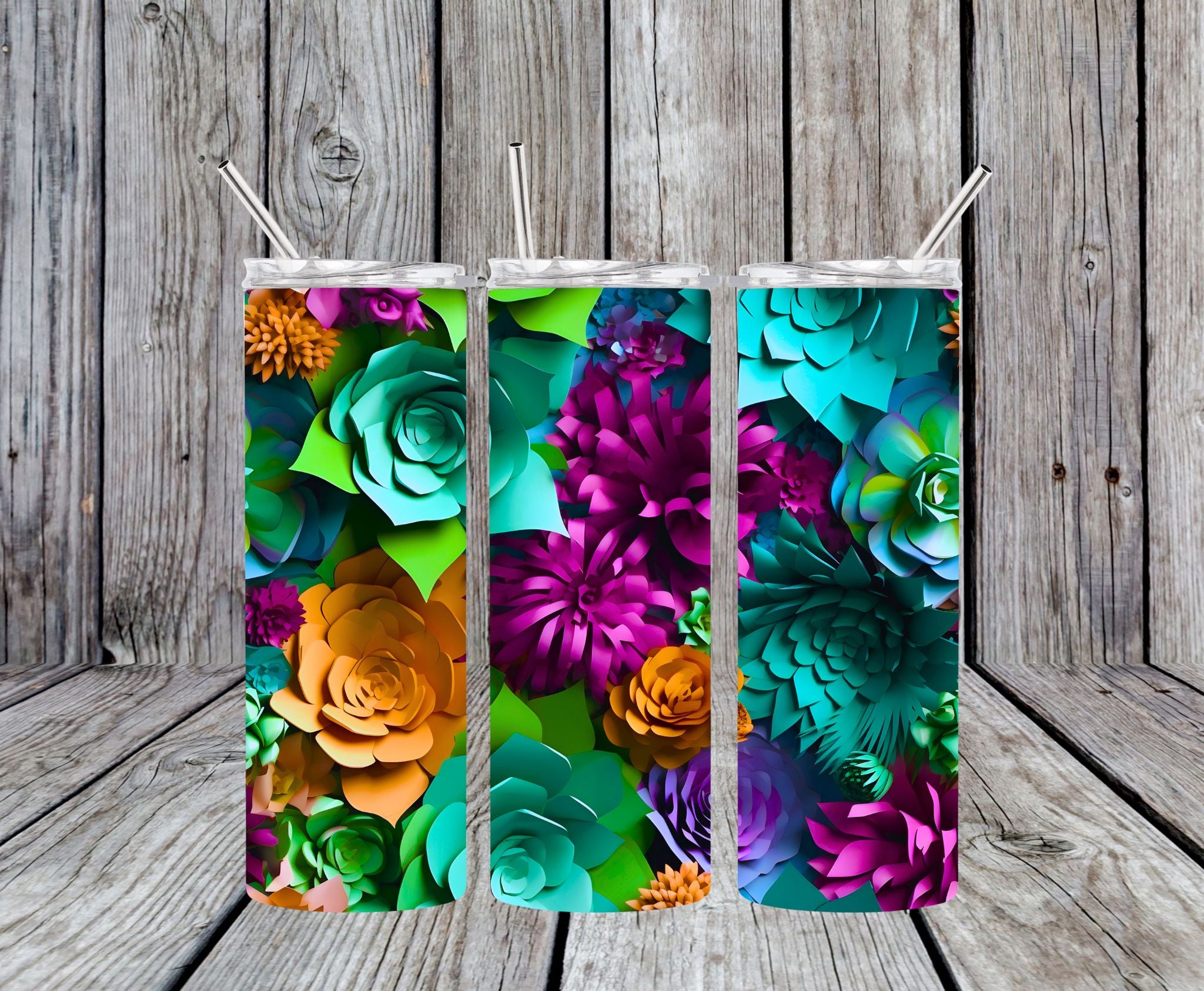 Floral 29 - 20oz Skinny Tumbler