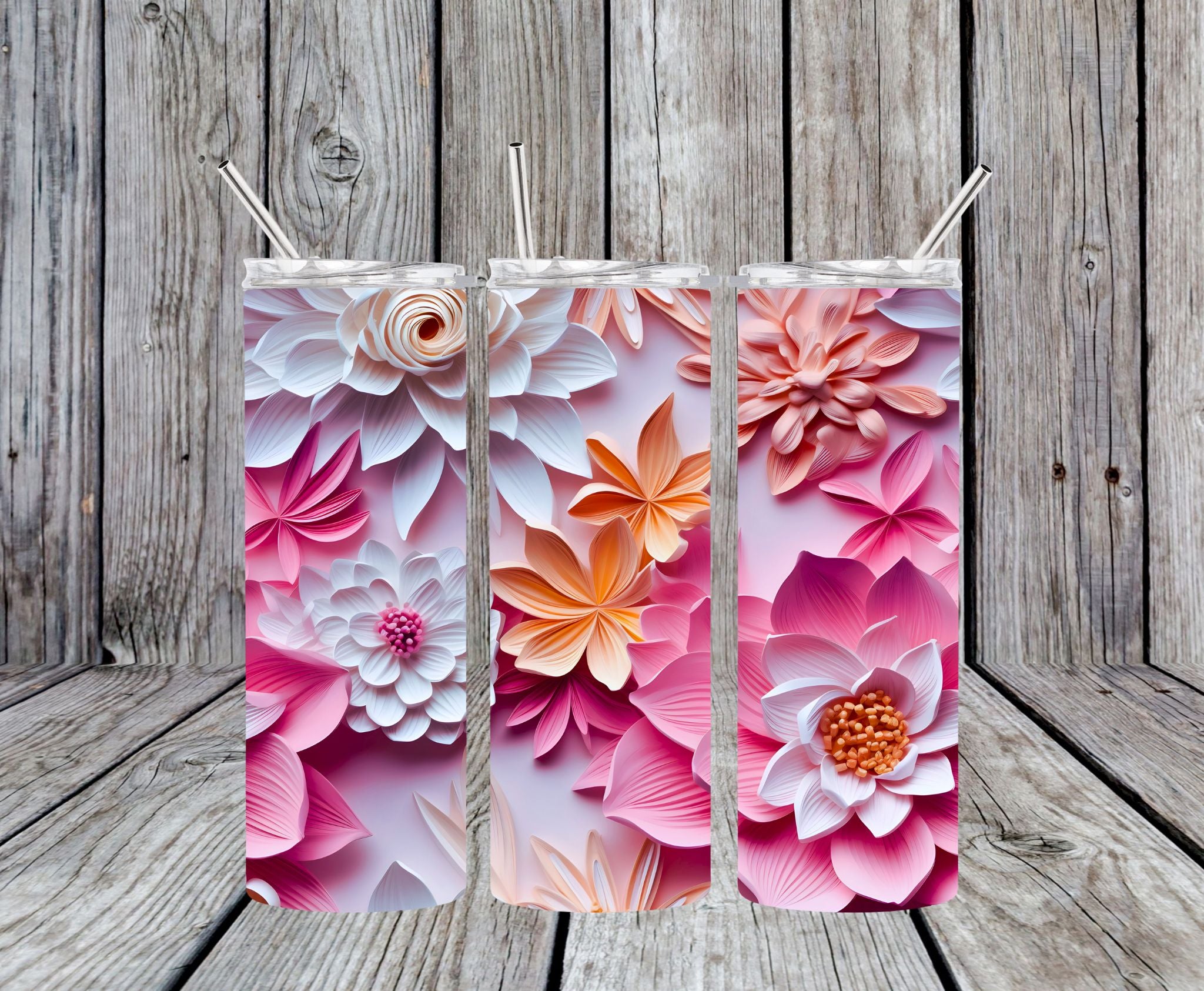 Floral 31 - 20oz Skinny Tumbler