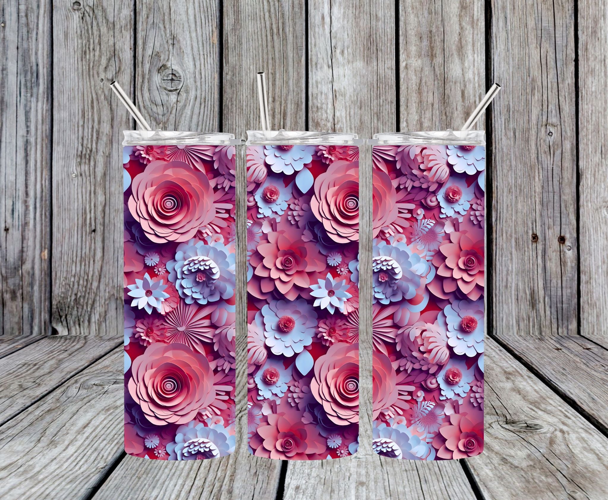 Floral 33 - 20oz Skinny Tumbler