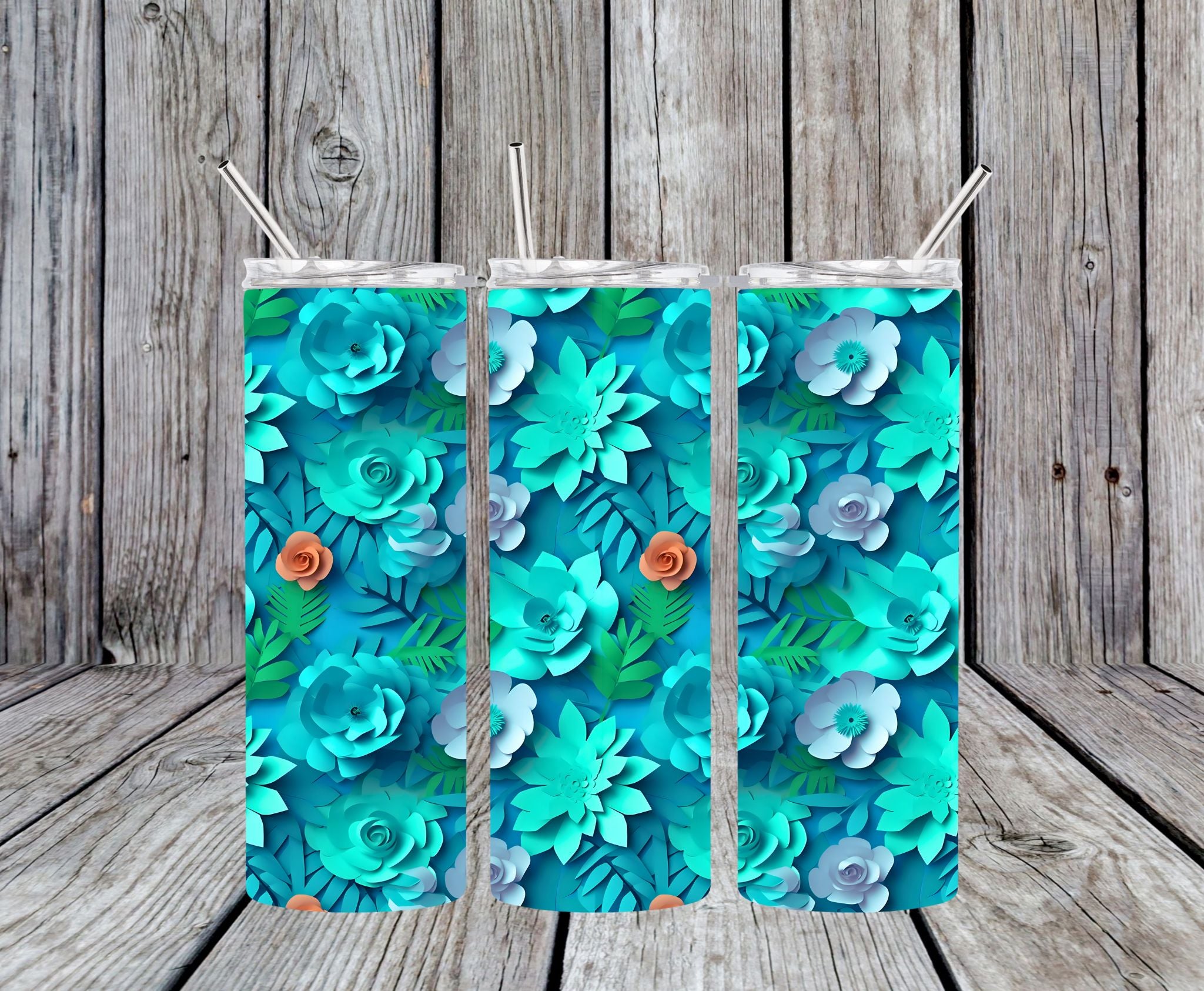 Floral 39 - 20oz Skinny Tumbler