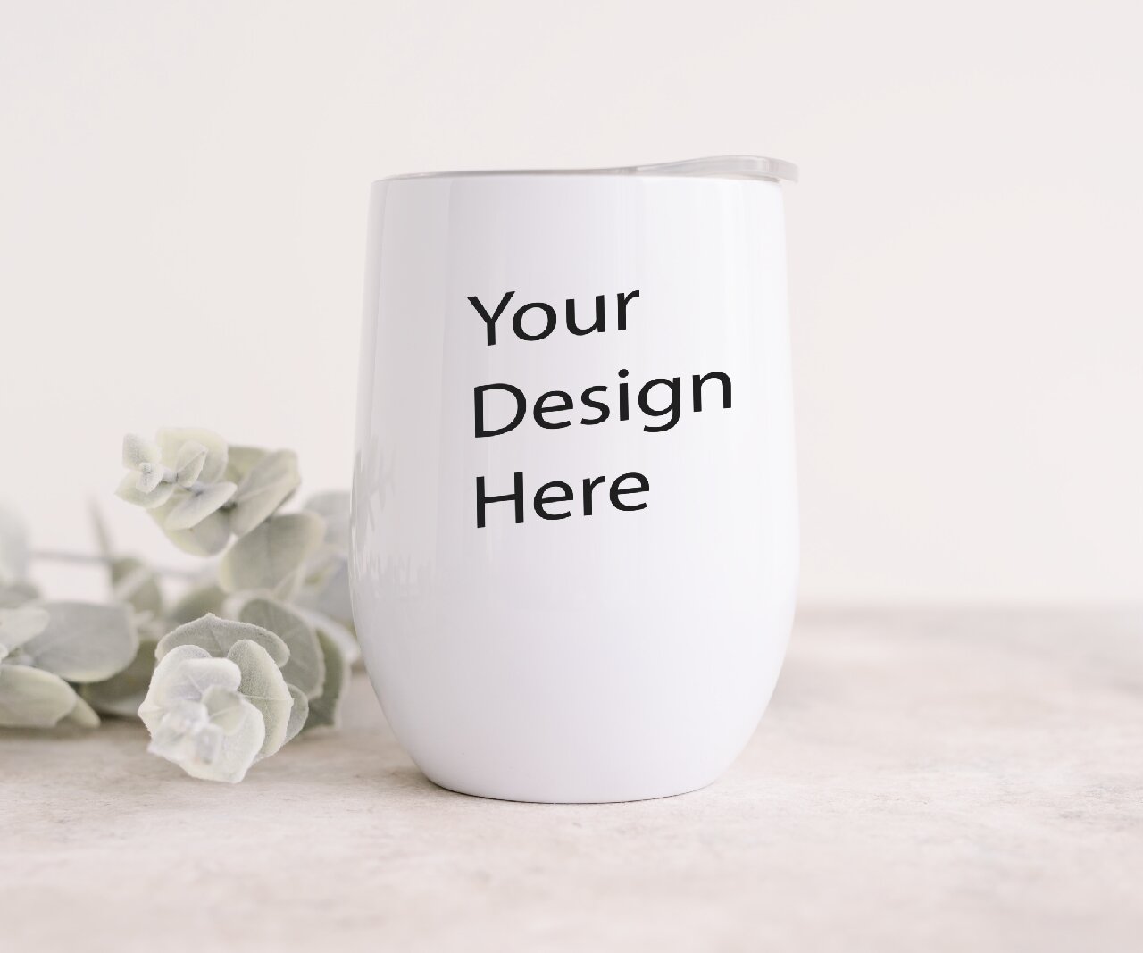 Horses Over People 12oz Insulated Wine Tumbler
