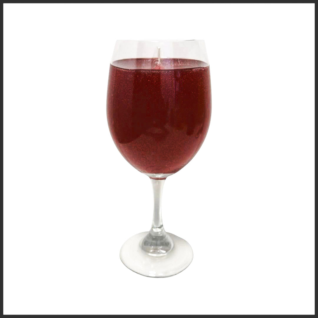 RED WINE - RED WINE & ROSES GEL CANDLE