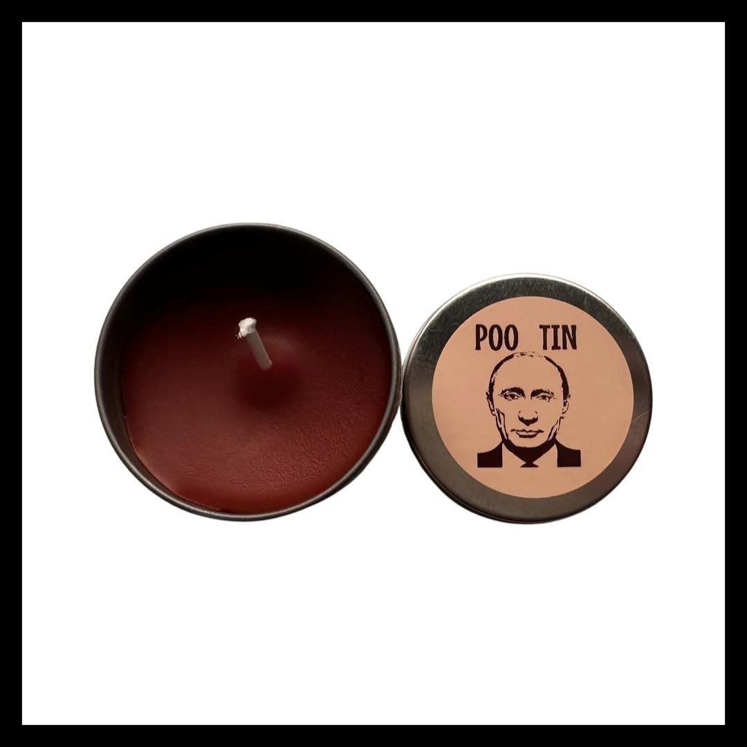 Poo Tin Wax Candle
