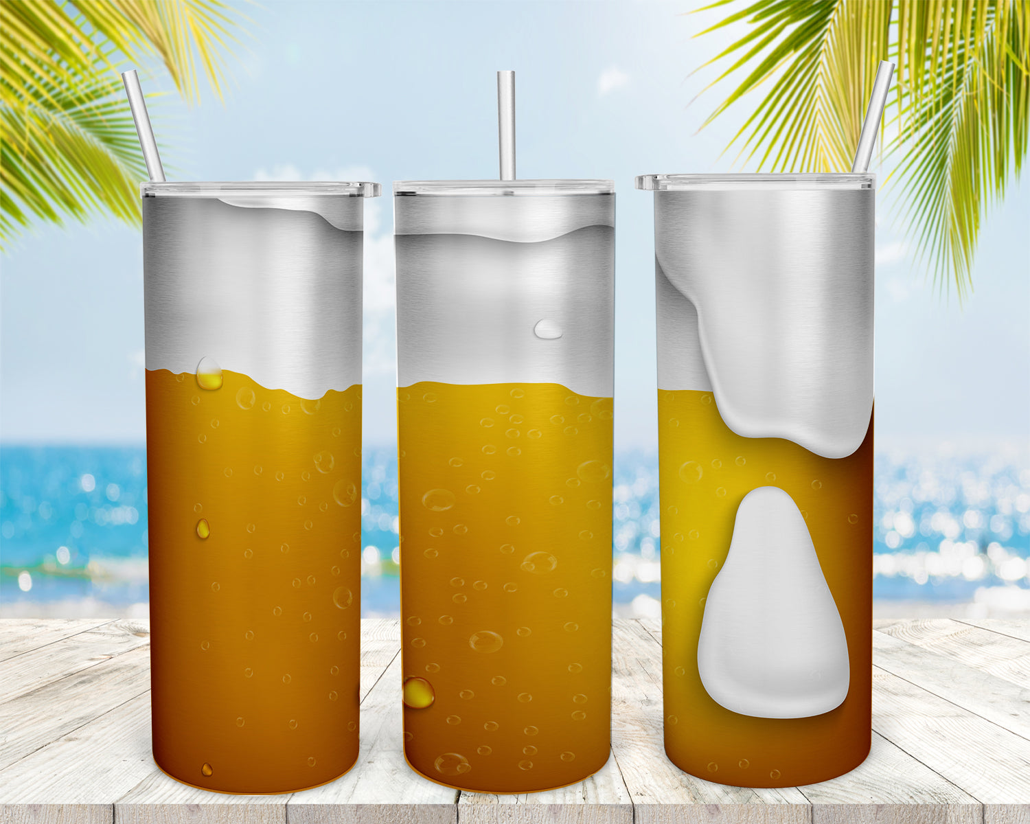 Beer Tumbler 1 - 20oz Skinny Tumbler