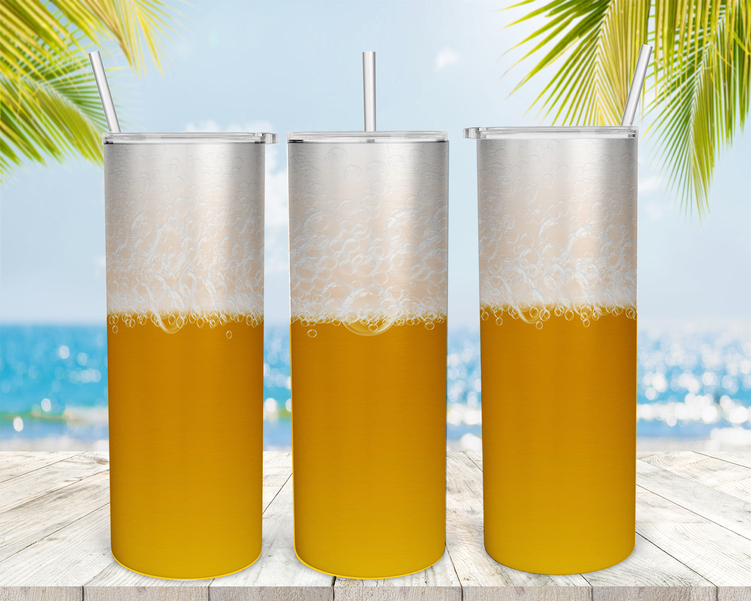 Beer Tumbler 2 - 20oz Skinny Tumbler