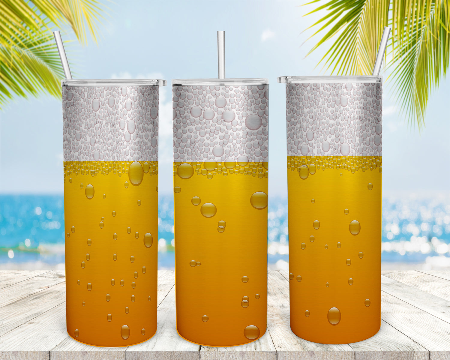 Beer Tumbler 3 - 20oz Skinny Tumbler