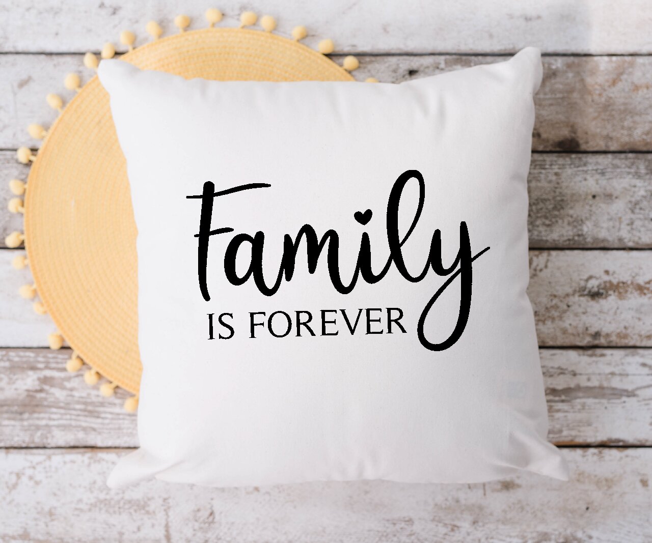 Family Is Forever Design 1`- Cushion Cover