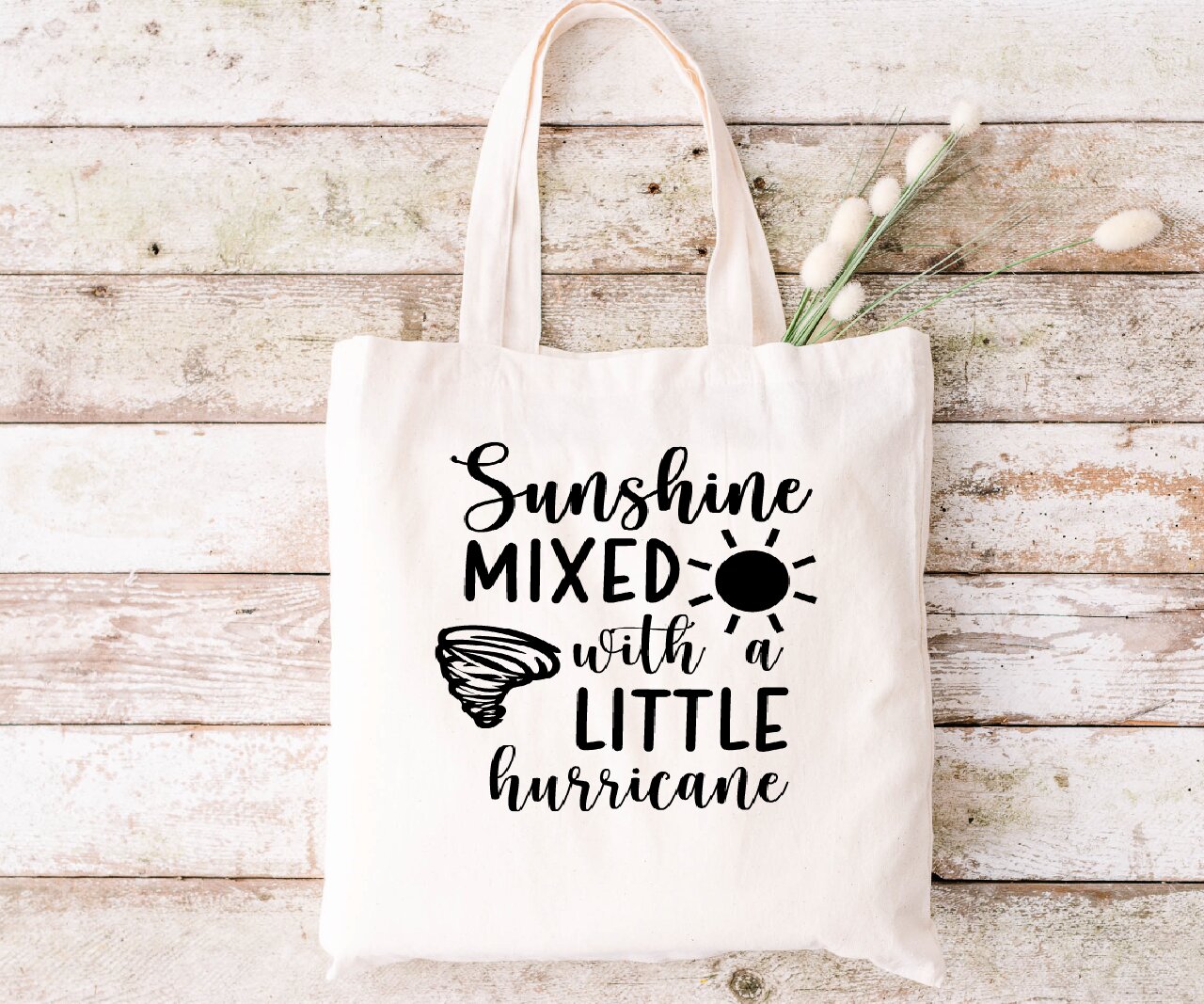 Sunshine Mixed With A Little Hurricane - Tote Bag