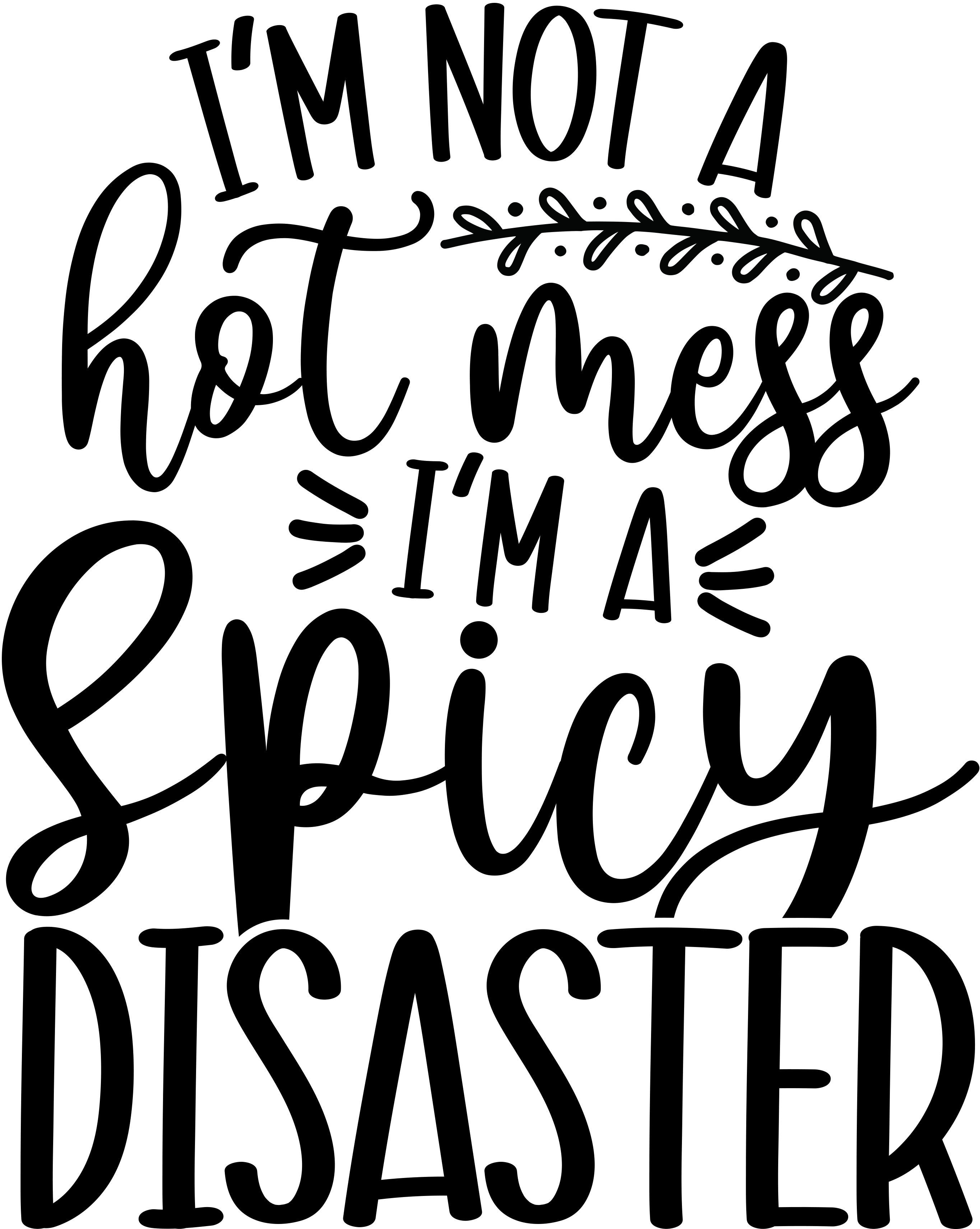 I'm Not A Hot Mess, I'm A Spicy Disaster - Cushion Cover