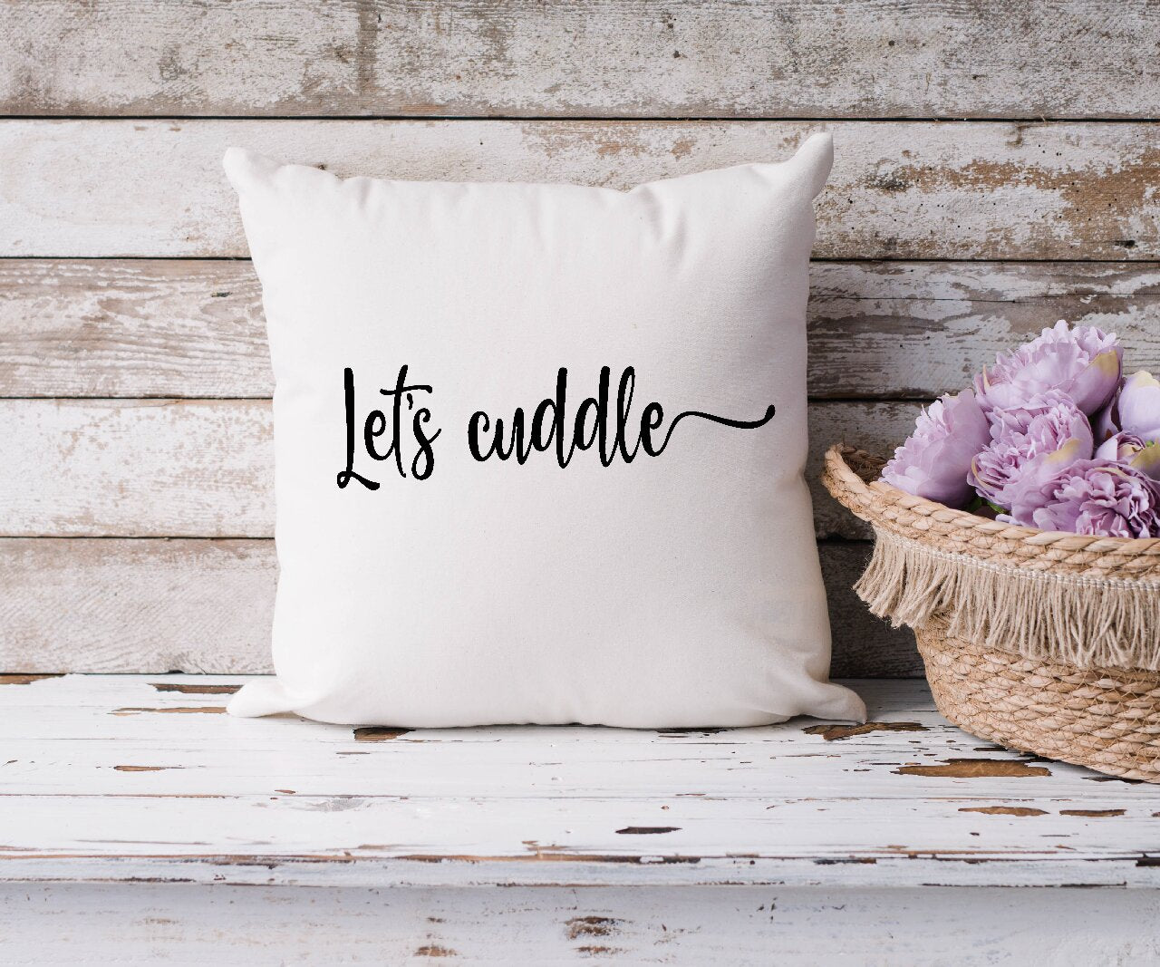 Let's Cuddle Design 1 - Cushion Cover