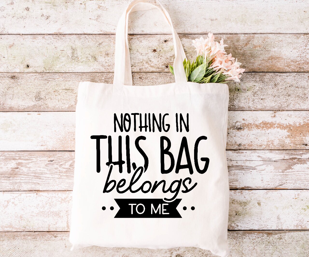Nothing In This Bag Belongs To Me - Tote Bag