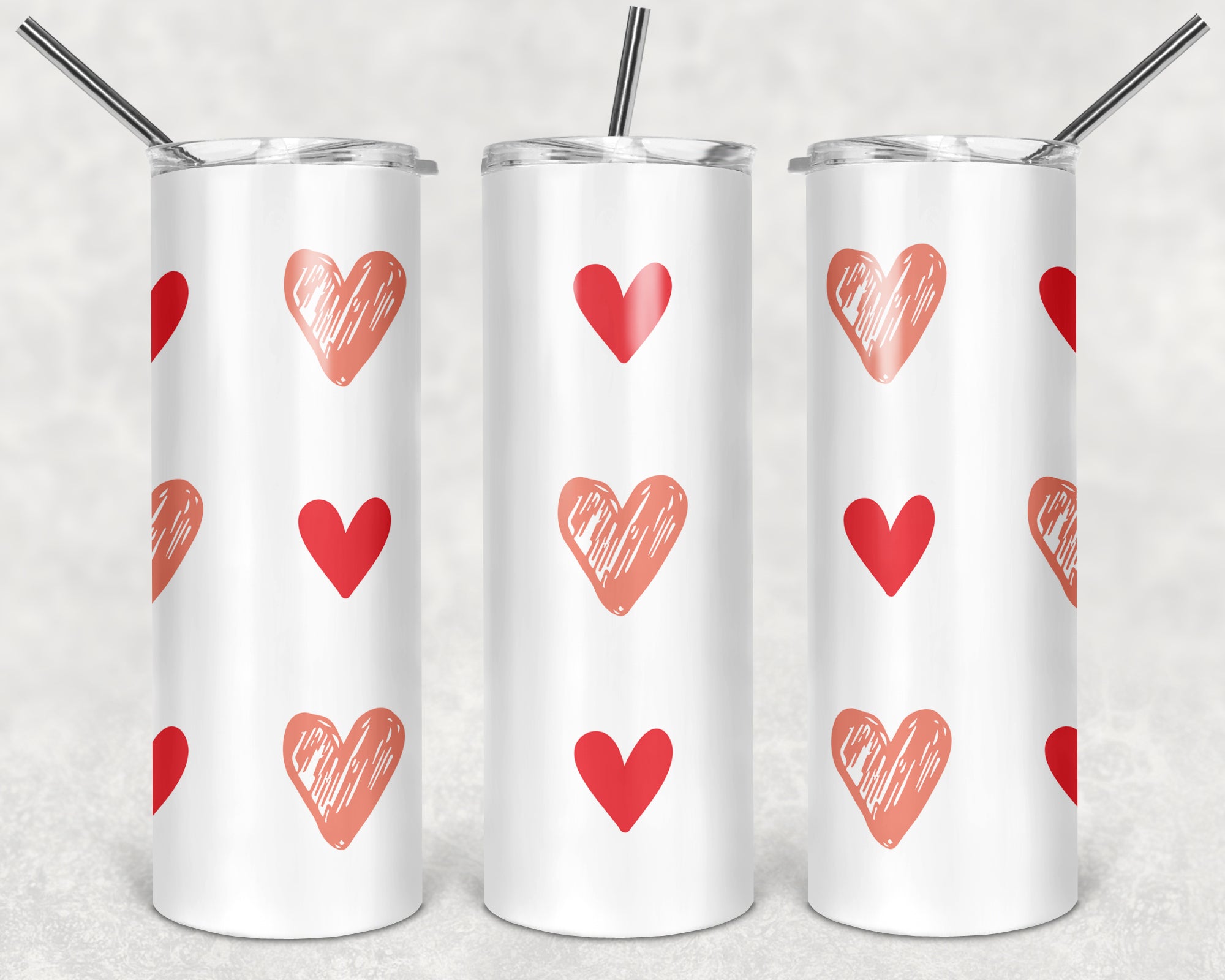 Valentines Design 39 - 20oz Skinny Tumbler