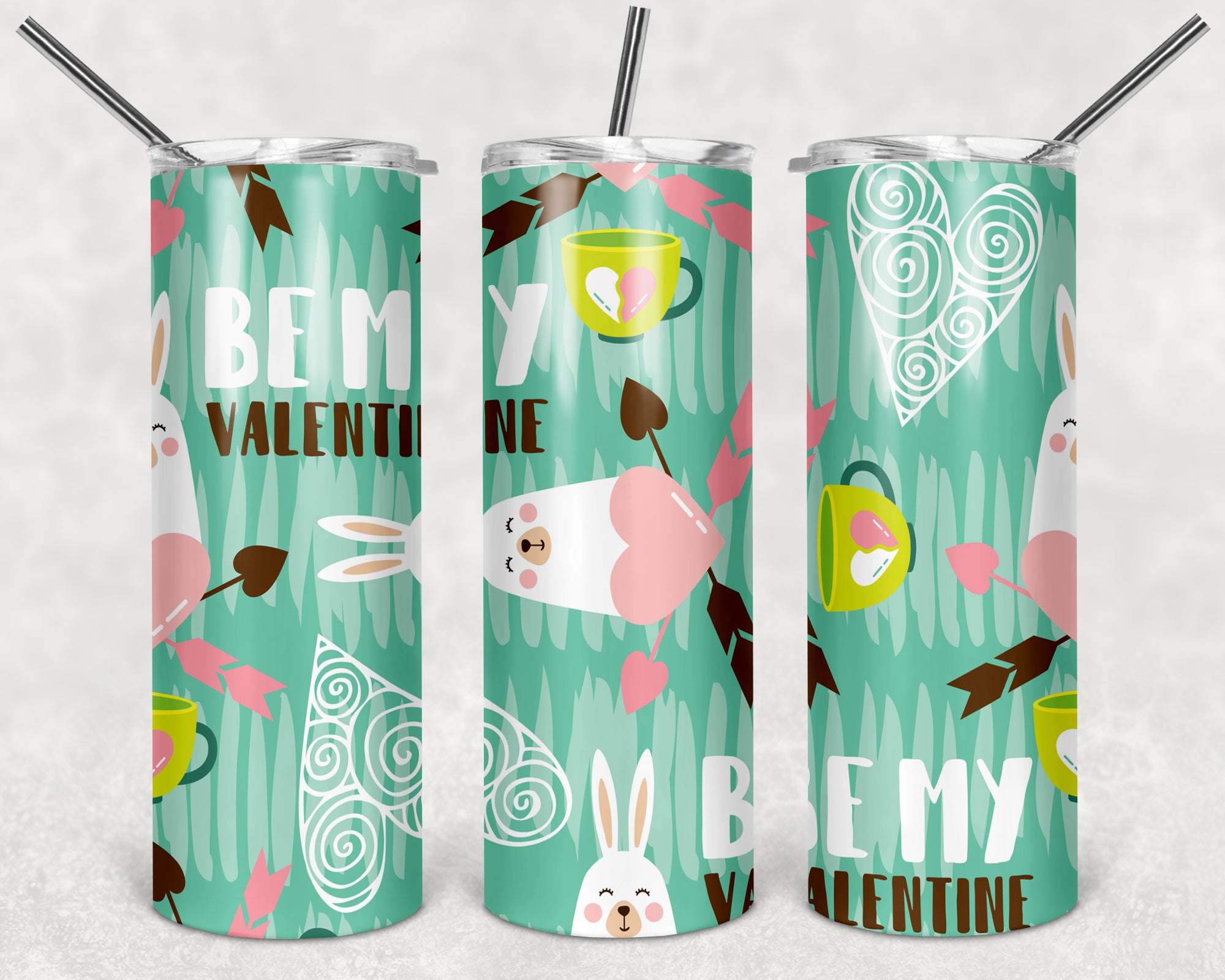 Valentines Design 27 - 20oz Skinny Tumbler