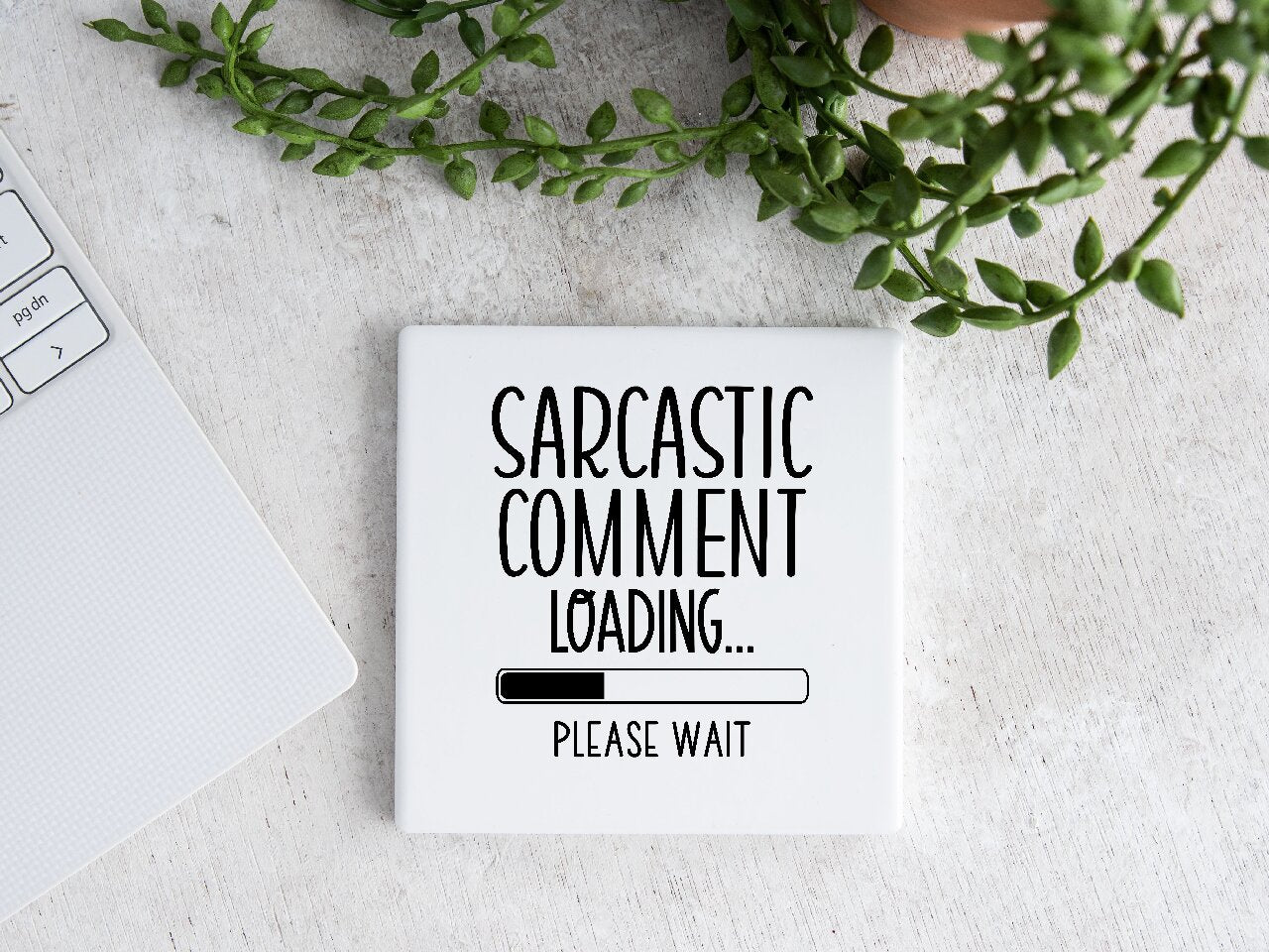 Sarcastic Comment Loading...Please Wait - Coaster