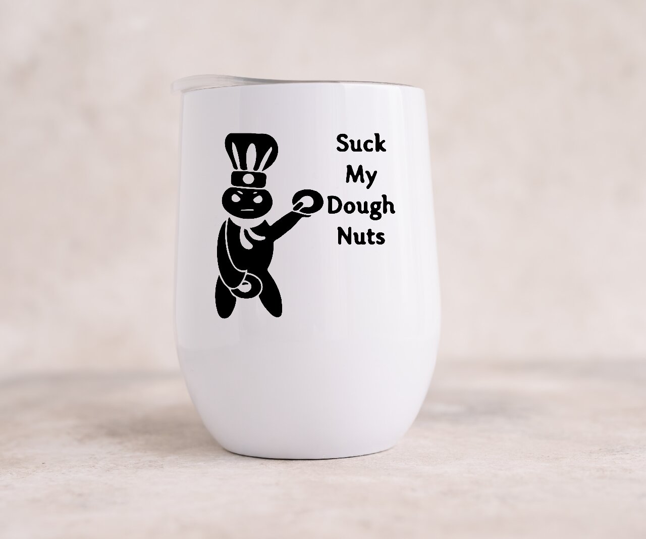 Suck My Donuts - Wine Tumbler