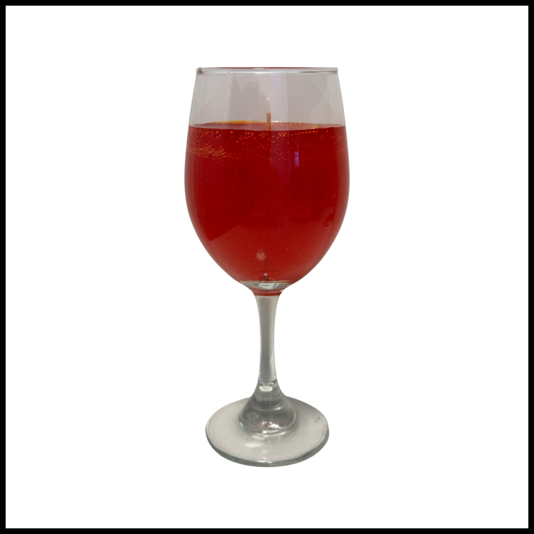 WHITE ZINFANDEL WINE GEL CANDLE