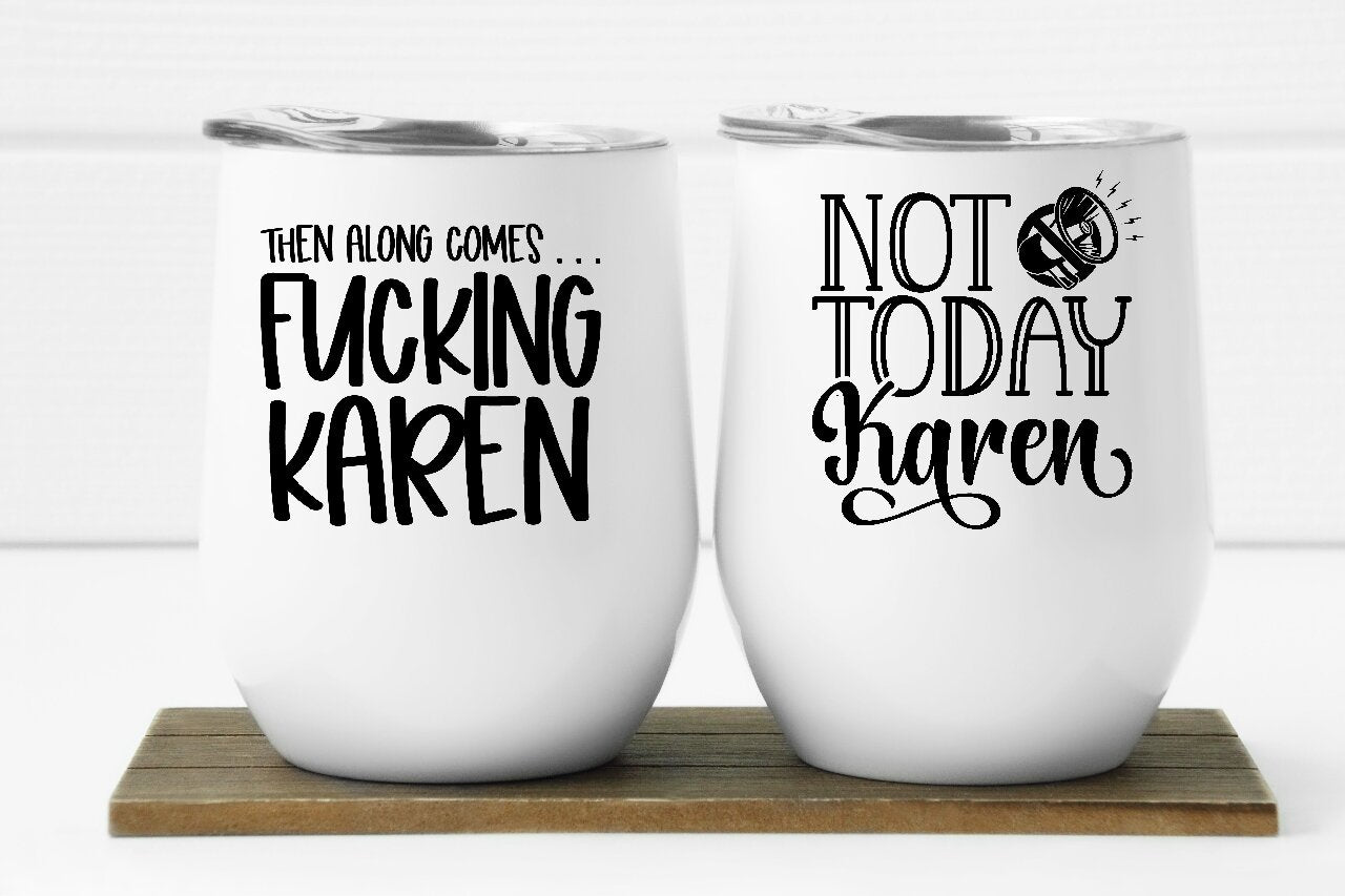 The Karen Collection - 12 oz Wine Tumblers