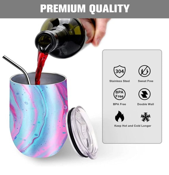 CANADA IS NOT FOR SALE -  12oz Wine Tumbler