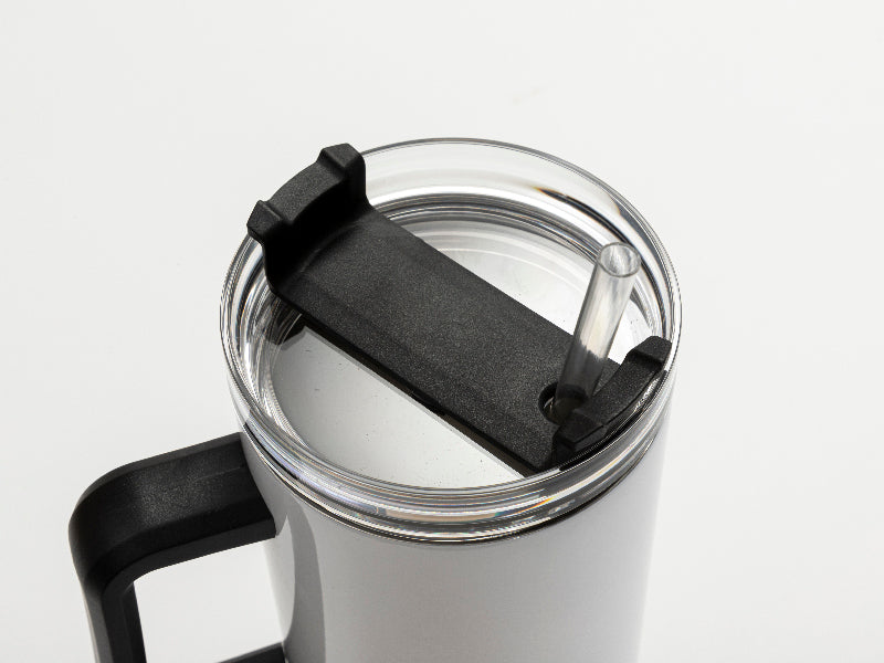 FUCK TRUDEAU - 40oz Double Insulated Travel Mug with Handle & Straw