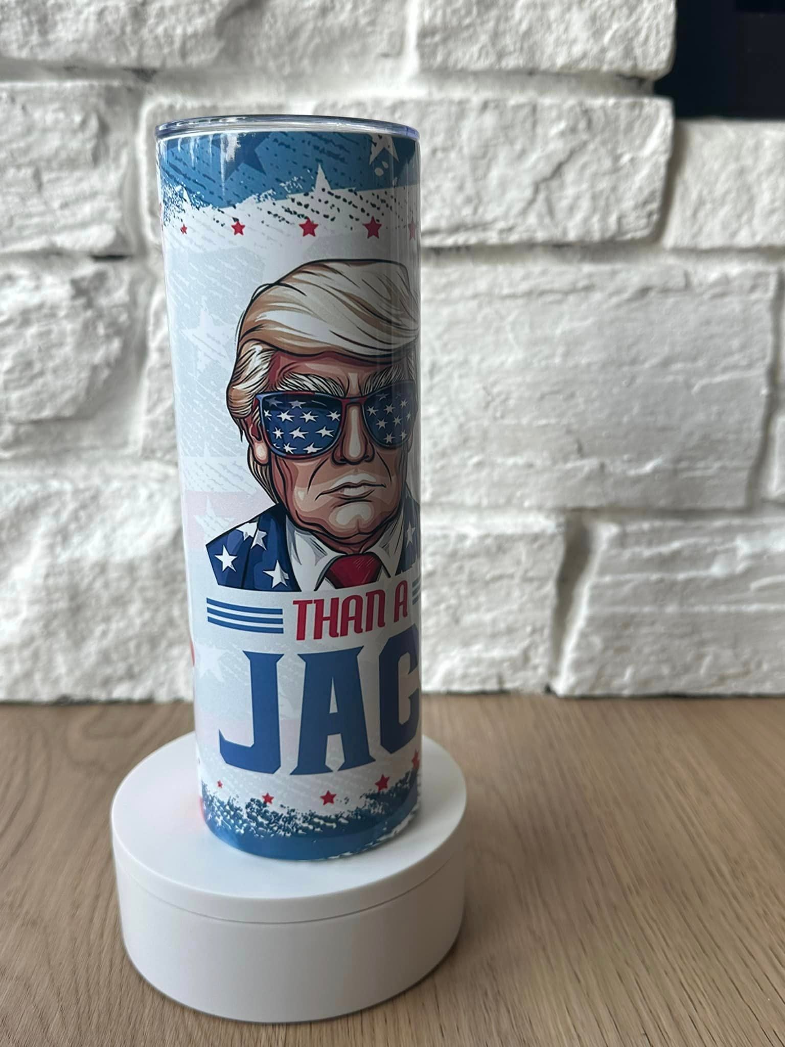 I'D RATHER VOTE FOR A FELON THAN A JACKASS - 20oz Skinny Tumbler