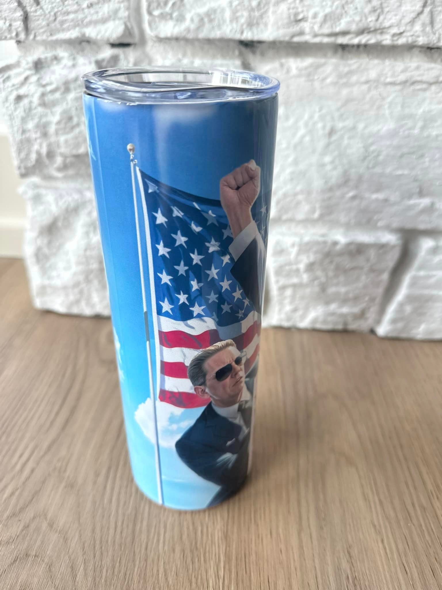 NOT TODAY, YOU CAN'T KILL FREEDOM 2024 - 20oz Skinny Tumbler