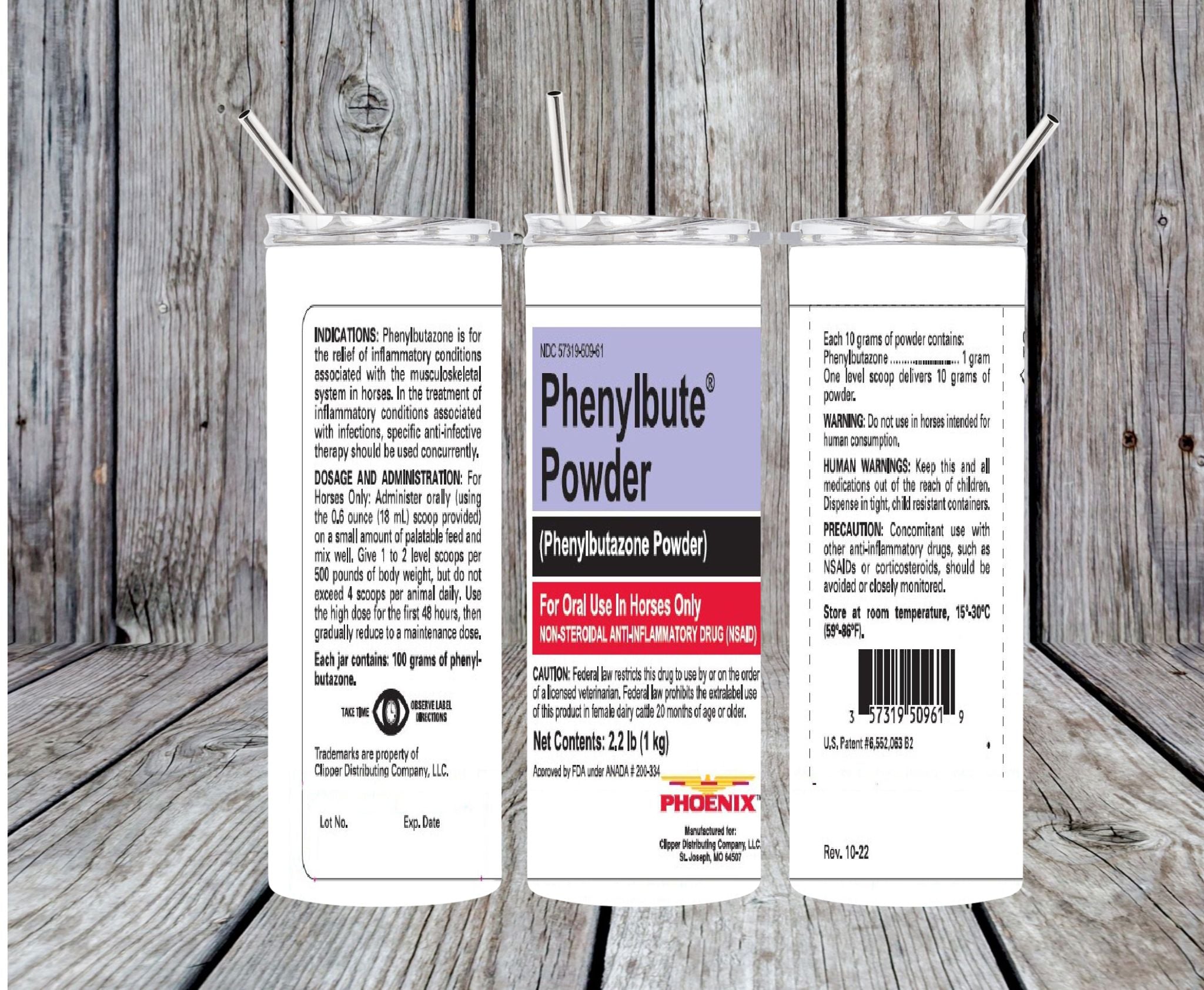 PHENYLBUTAZONE POWDER 20oz Skinny Tumbler