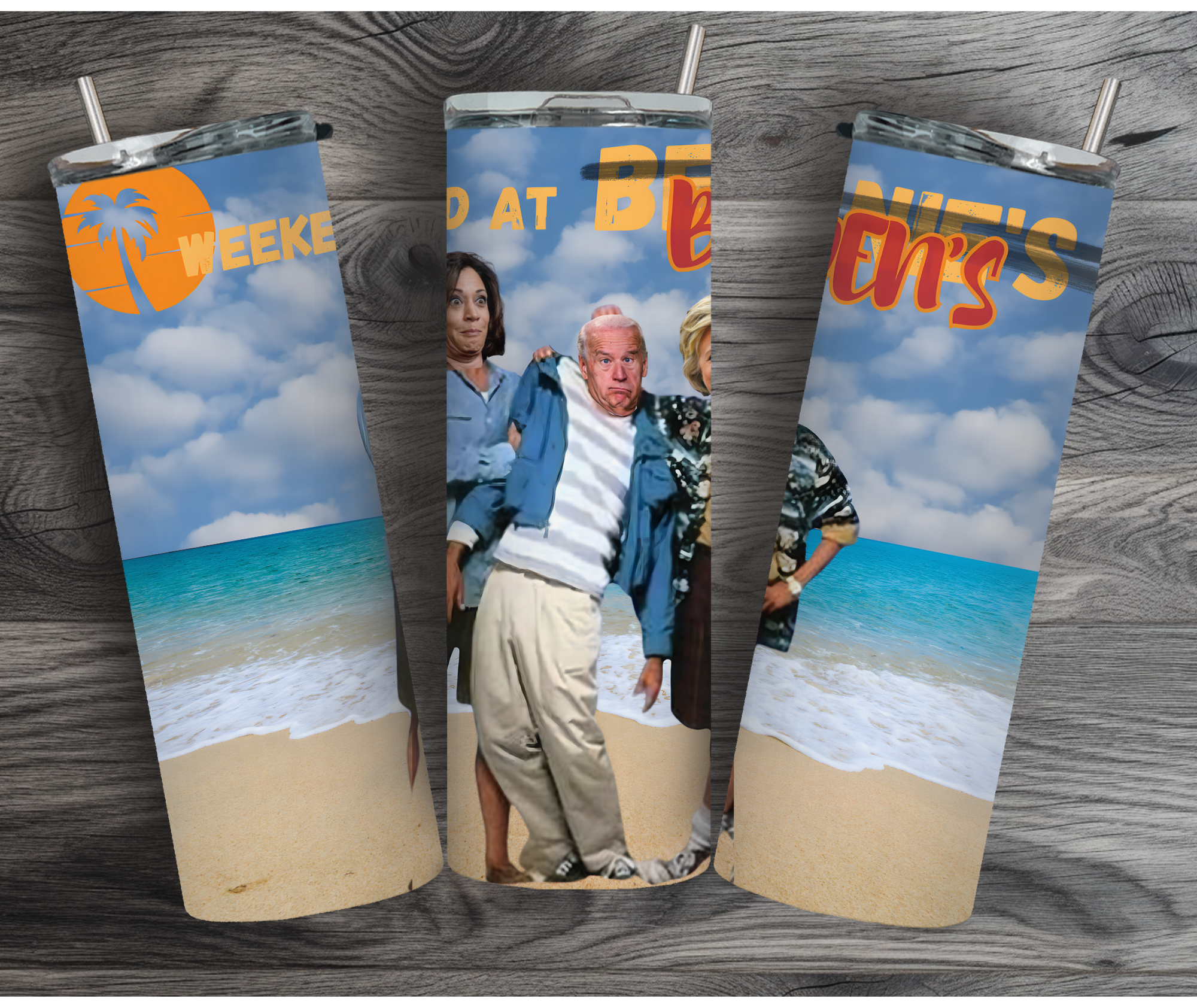 WEEKEND AT BIDEN'S - 20oz Skinny Tumbler