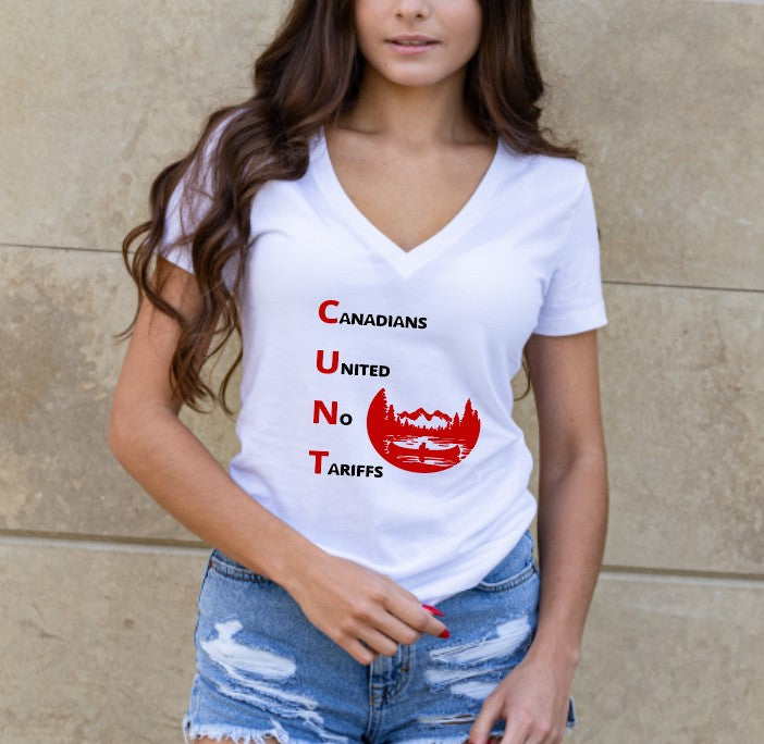 Canadians United No Tariffs - T-Shirt