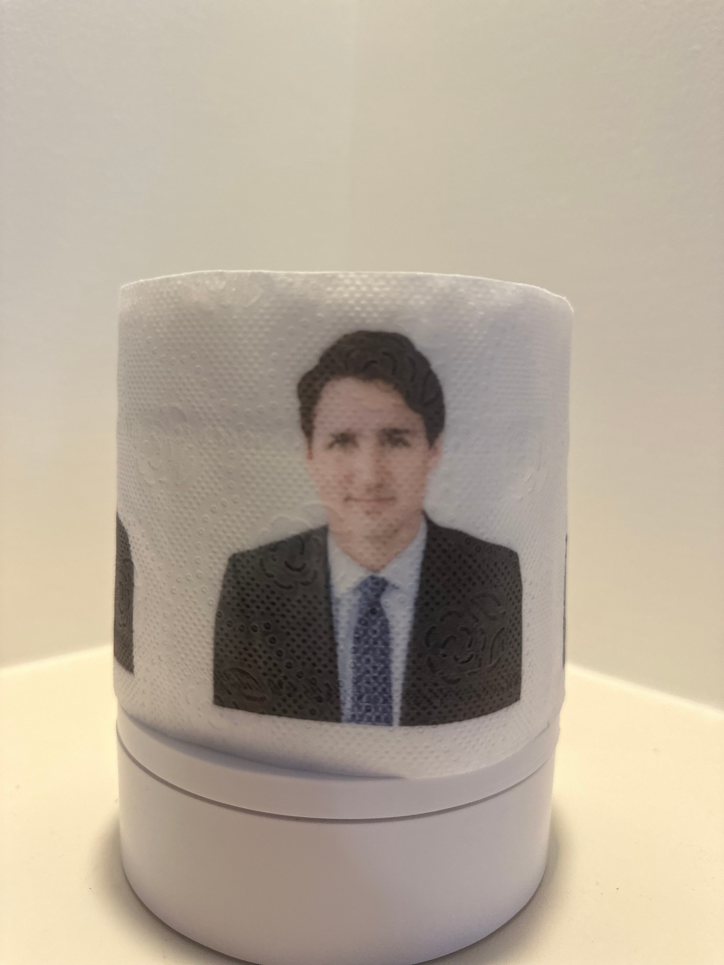 JUSTIN TRUDEAU DESIGN 2 TOILET PAPER