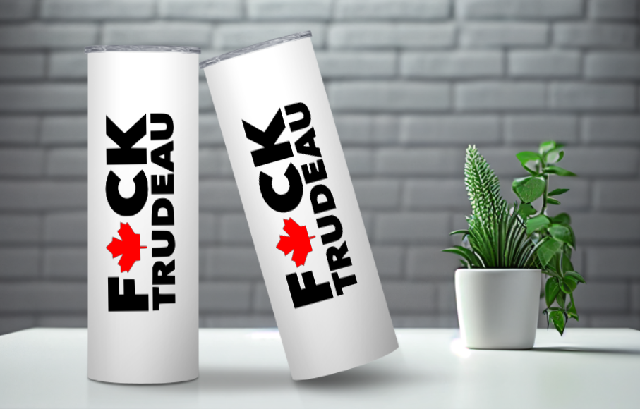 FUCK TRUDEAU - 20oz Skinny Tumbler