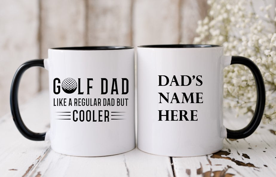 Golf Dad Like a Regular Dad But Cooler - 15oz Coffee Mug