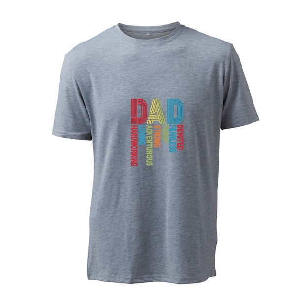 Dad (Colourful Meaning) - T-Shirt