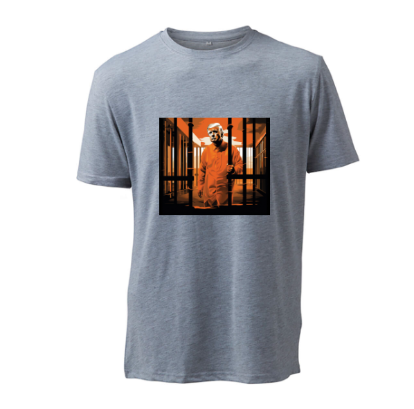 TRUMP BEHIND BARS - T-Shirt