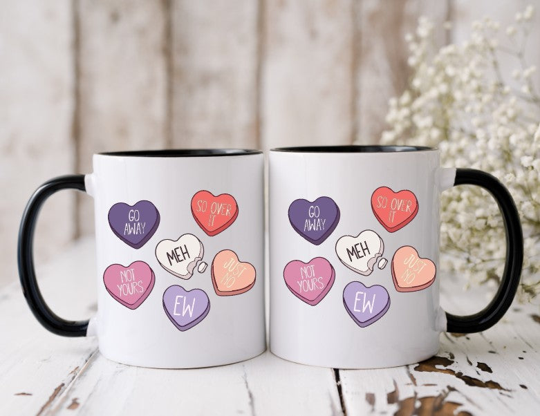 LOVE HEARTS - 15oz Coffee Mug