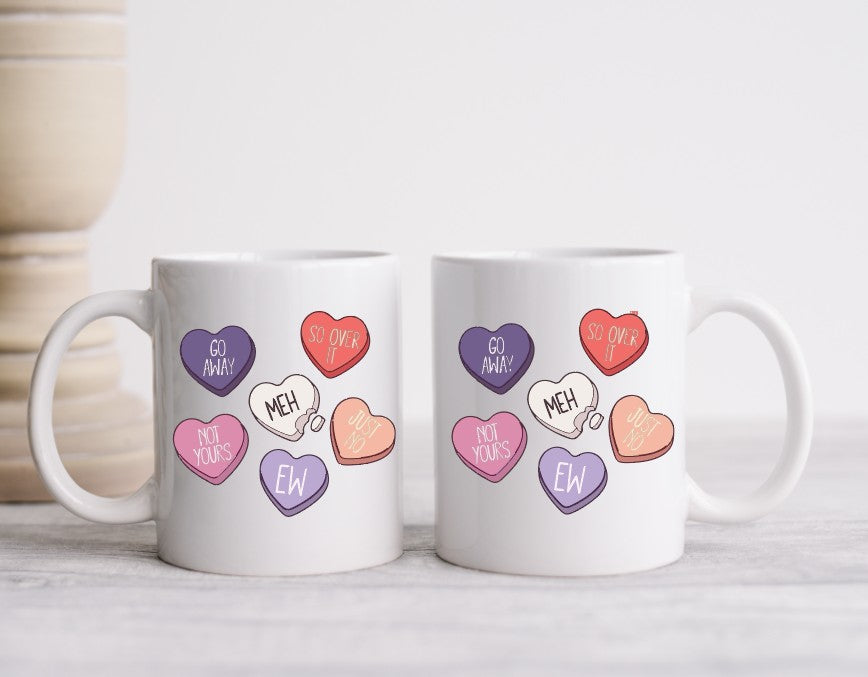 LOVE HEARTS - 15oz Coffee Mug