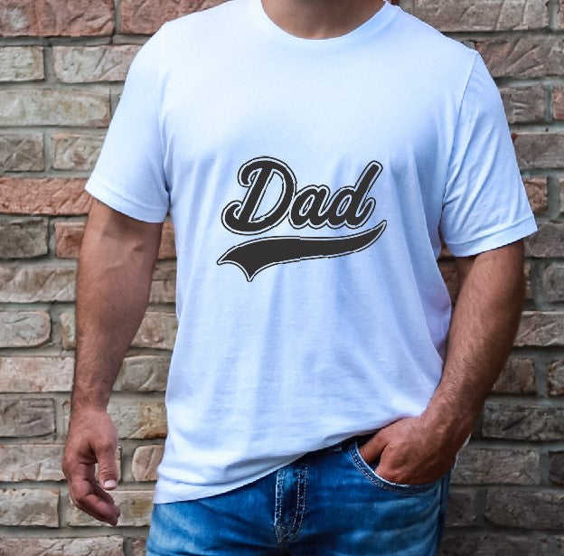 Dad (Baseball Font) - T-Shirt