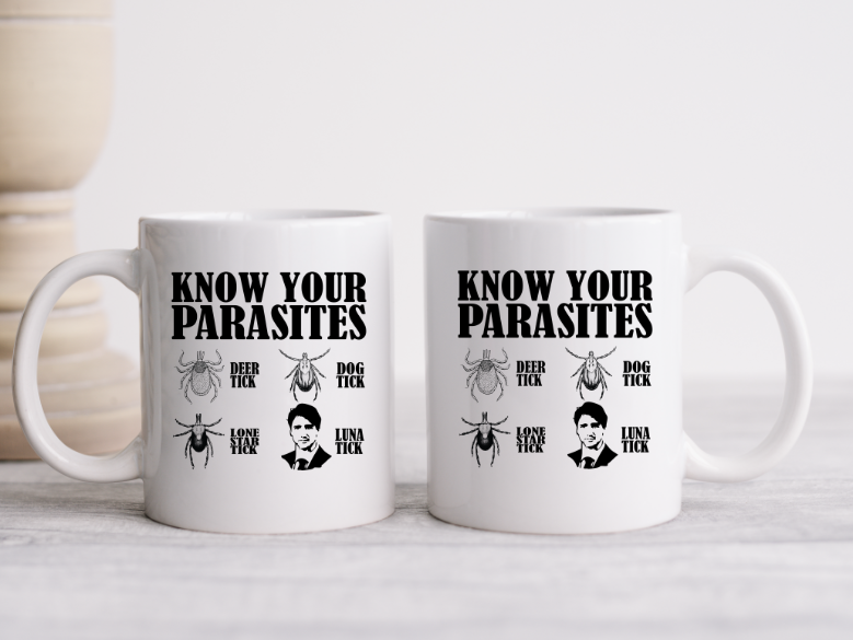 TRUDEAU, KNOW YOUR PARASITES - 15oz Coffee Mug