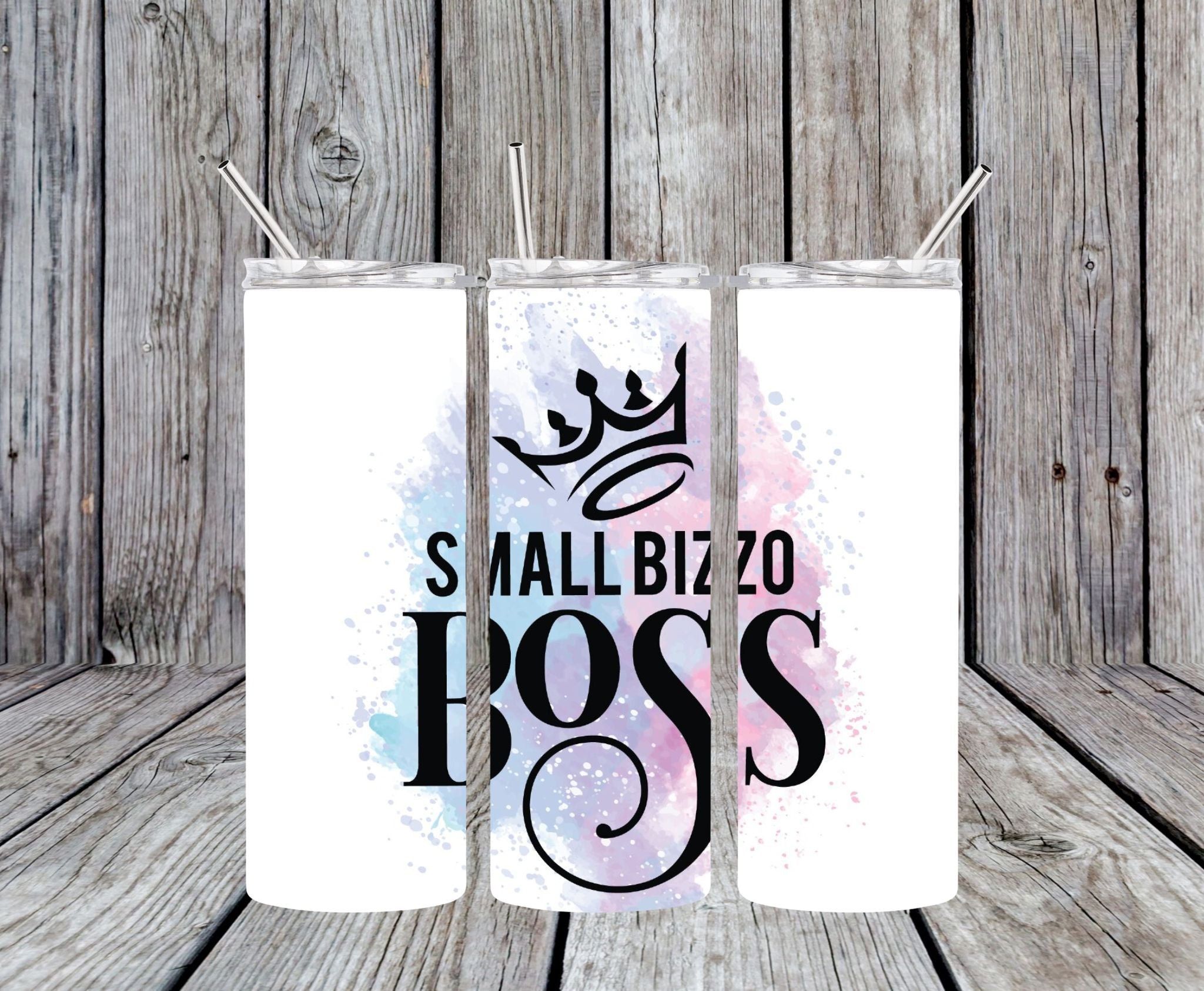 Small Bizzo Boss - 20oz Skinny Tumbler