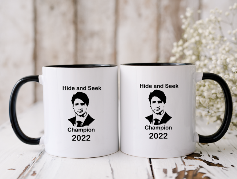 TRUDEAU, HIDE AND SEEK CHAMPION 2022 - 15oz Coffee Mug