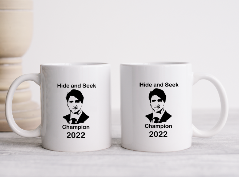 TRUDEAU, HIDE AND SEEK CHAMPION 2022 - 15oz Coffee Mug