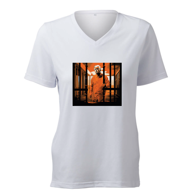 TRUMP BEHIND BARS - T-Shirt